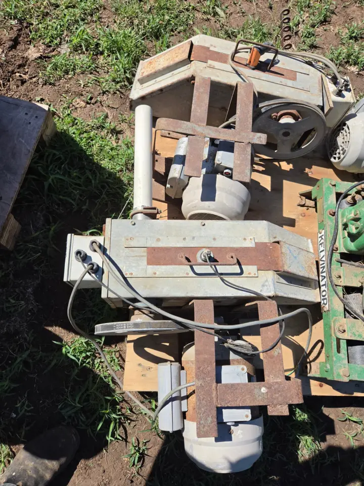 Used - 2x Worm Auger Drive Motors