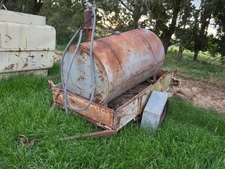Used - Farm Diesel Bowser in Trailer