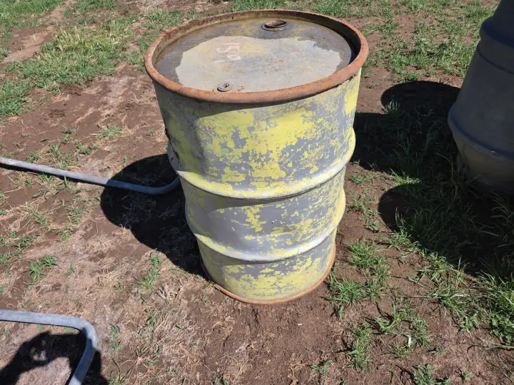 Used - Heavy Gauge Galv. 44gal Drum