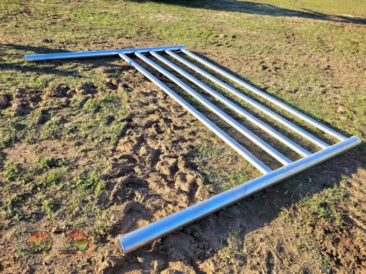 New Galv. Fence End Assembly Panel