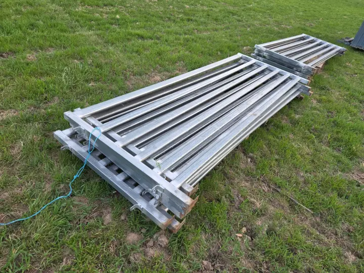 Used - 3m x 6 Rail H/duty Sheep Yard Panels ($/Panel)
