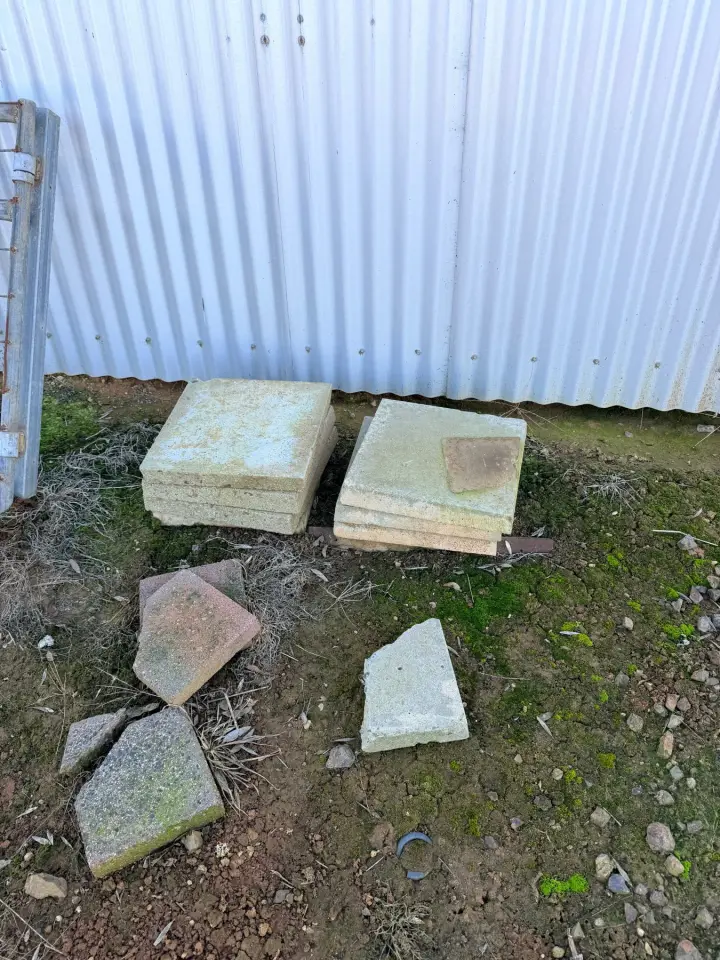 Concrete mounting pads