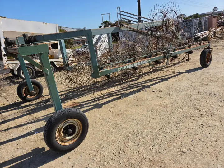 John Shearer V-10 Trailing Hay Rake