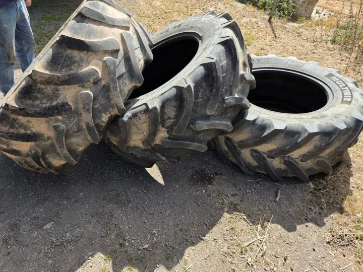Used - 3x Tractor Tyres 480/65R28