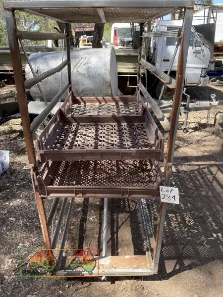 Bread Crate Trolley holds 16 crates