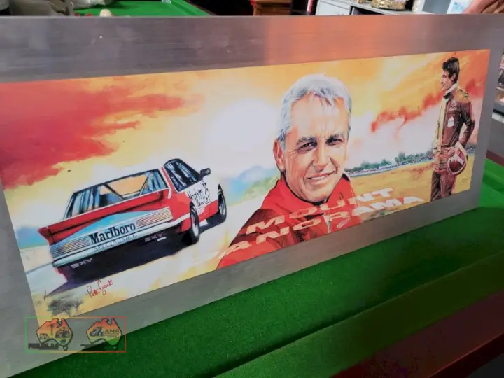 Signed Peter Brock Panorama Print (Kyabram Vic.)