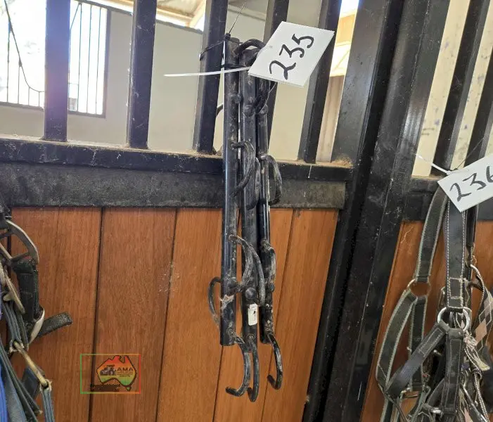 3x Hanging Tack & Bridle Racks