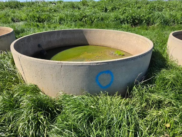10ft Stock Trough with Ball Valve (O)