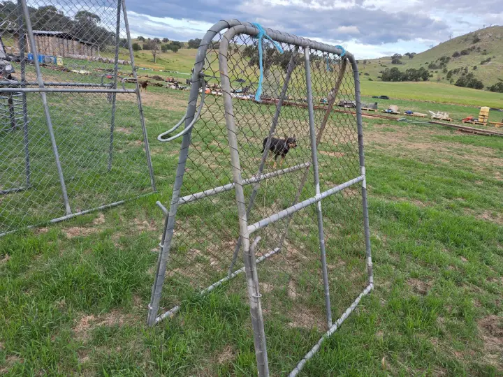 Used - A Pair of Chainmesh Gates