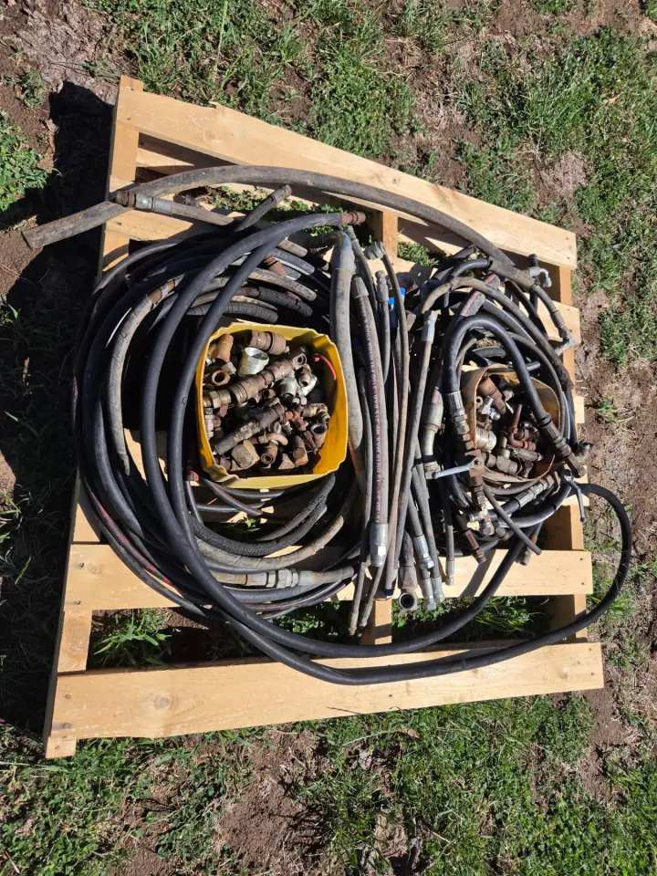 Used - Assorted Hyd. Hoses & Fittings
