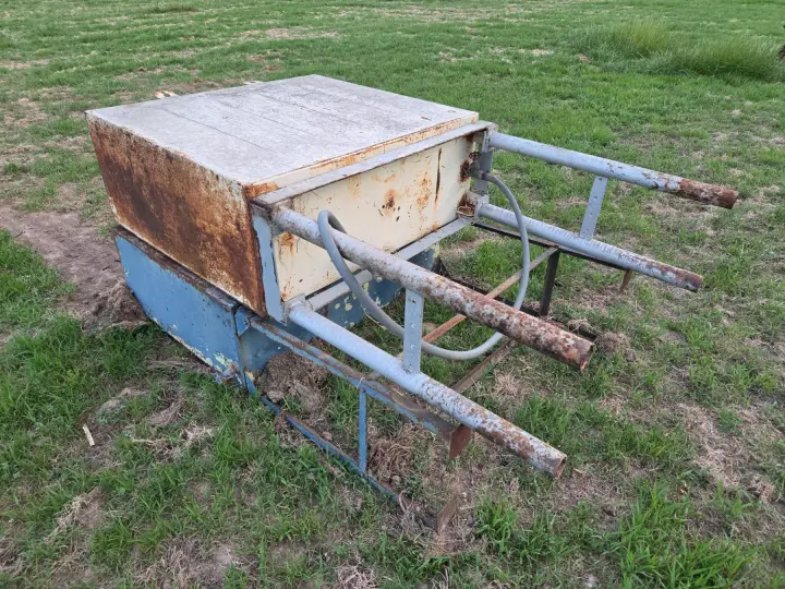 Used - 2x Oil Tank Fuel Bowsers on Stand