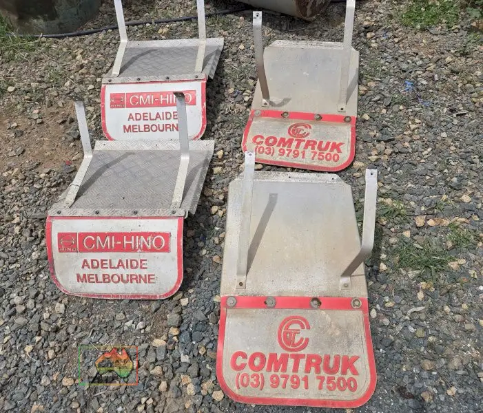 4x Alloy Truck Mudflaps