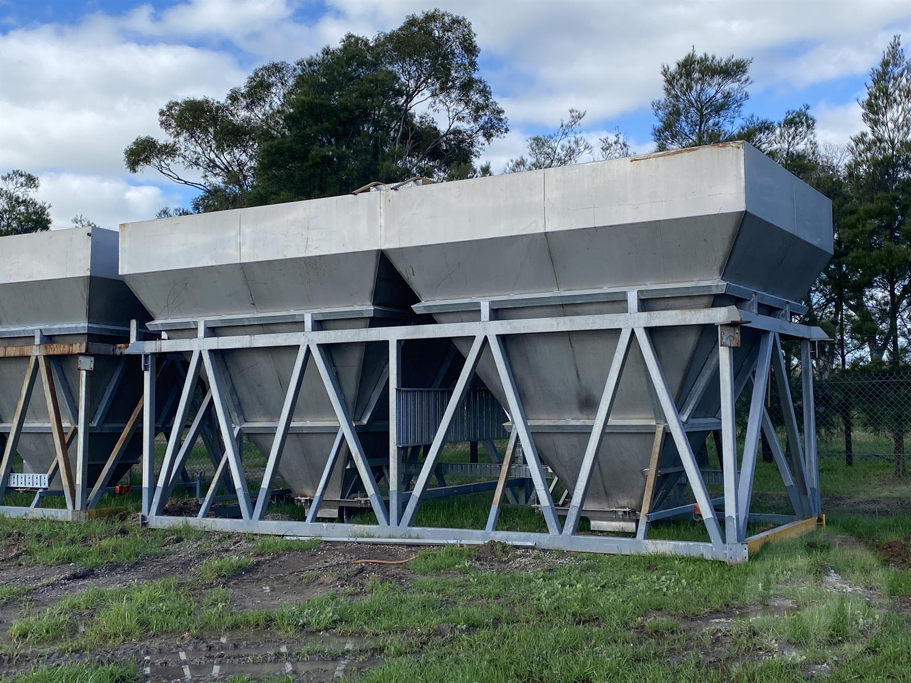 Twin 5 Ton Stainless Storage Bins - photo 2
