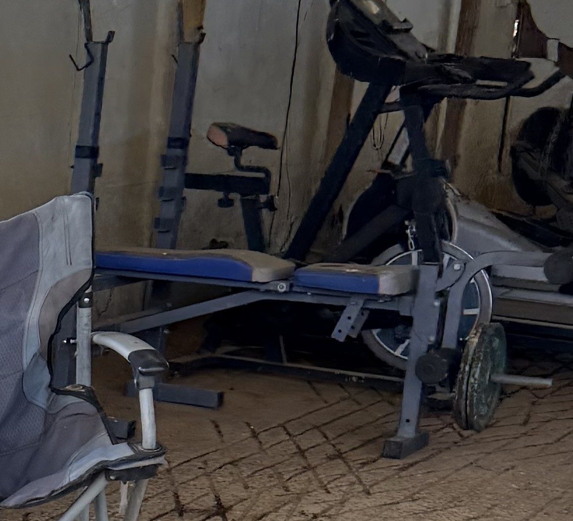 York Fitness home gym bench