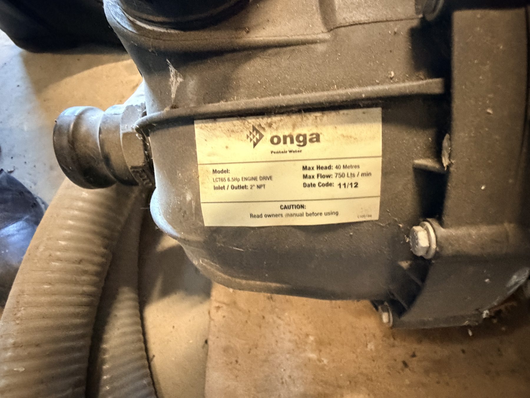 2" Onga pump and petrol motor - photo 2