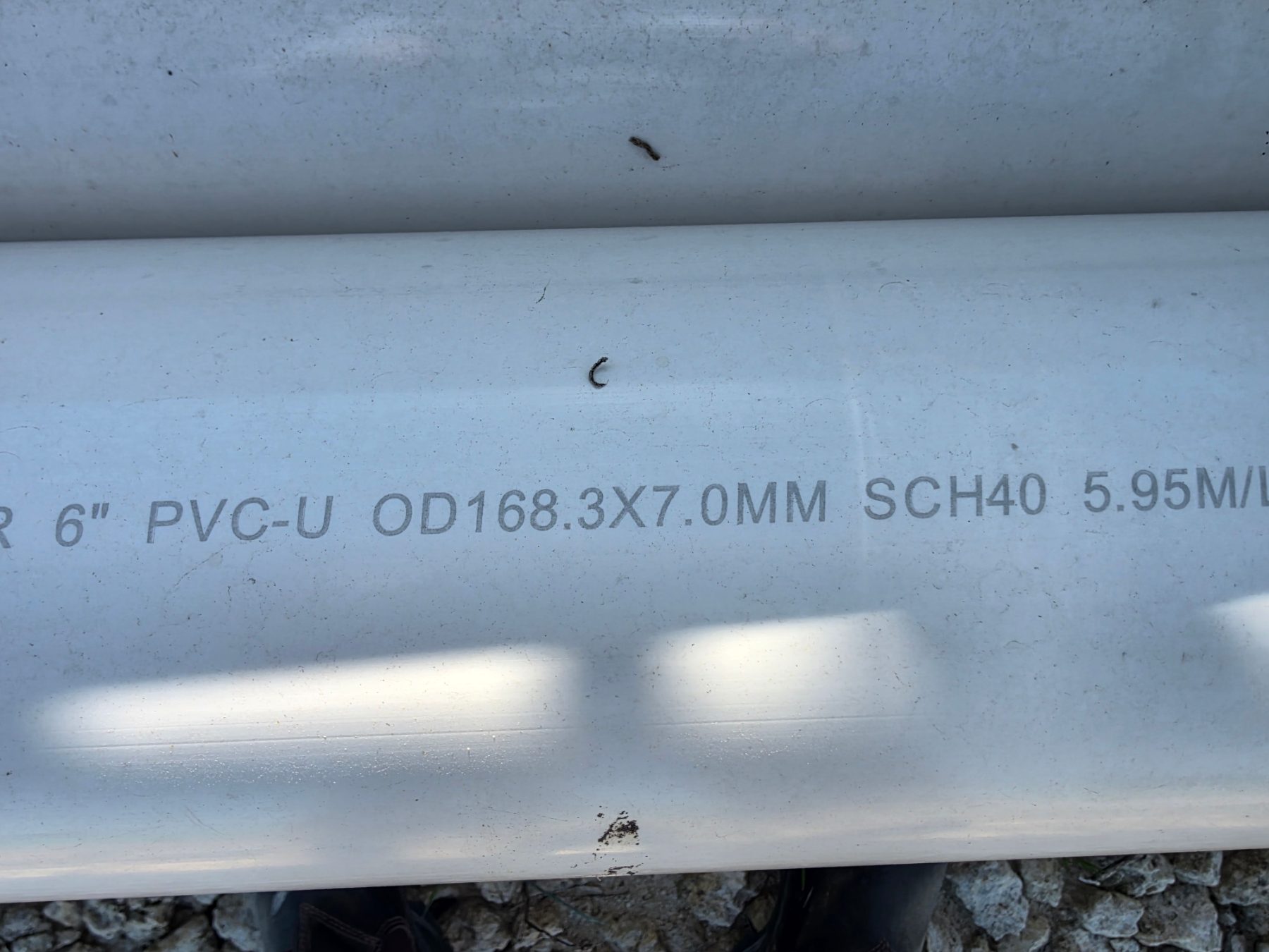 New 6" PVC-U Pipe 5.95m lengths - photo 4