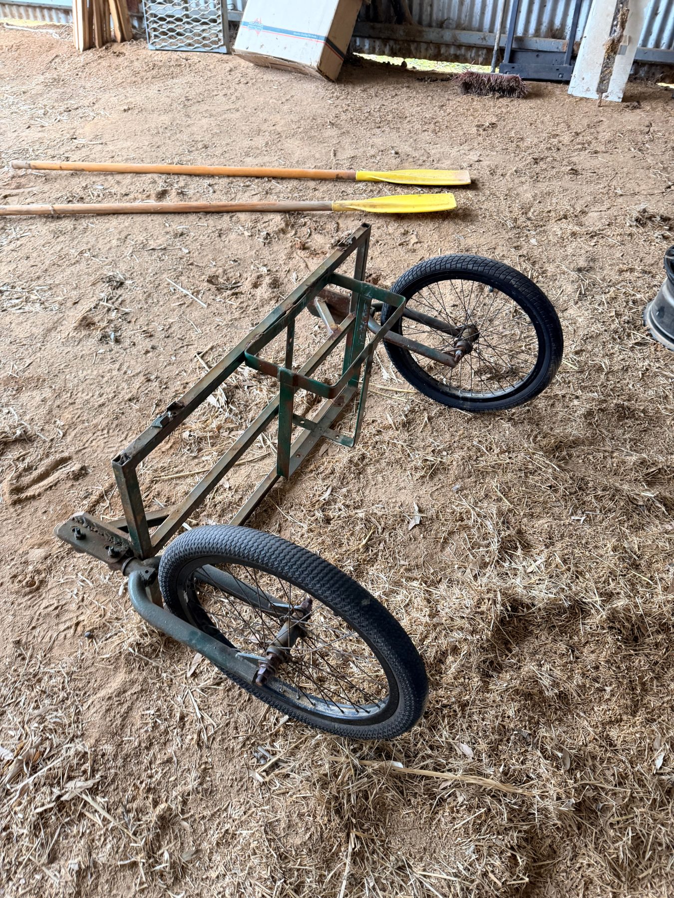 Homemade Chinese style Rickshaw cart towing frame - photo 2