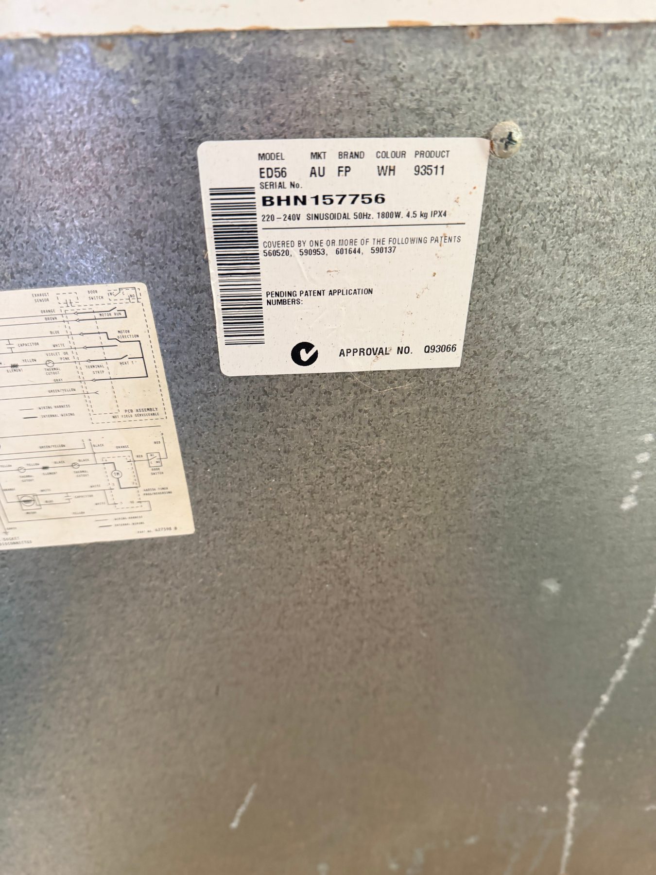 Fisher and Paykel front load dryer - photo 3