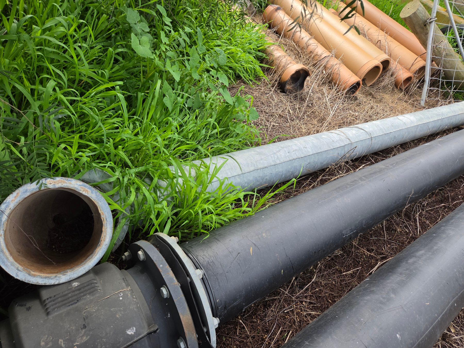 Galv. Pump Outlet Pipe 3.4m x 200mm - photo 2