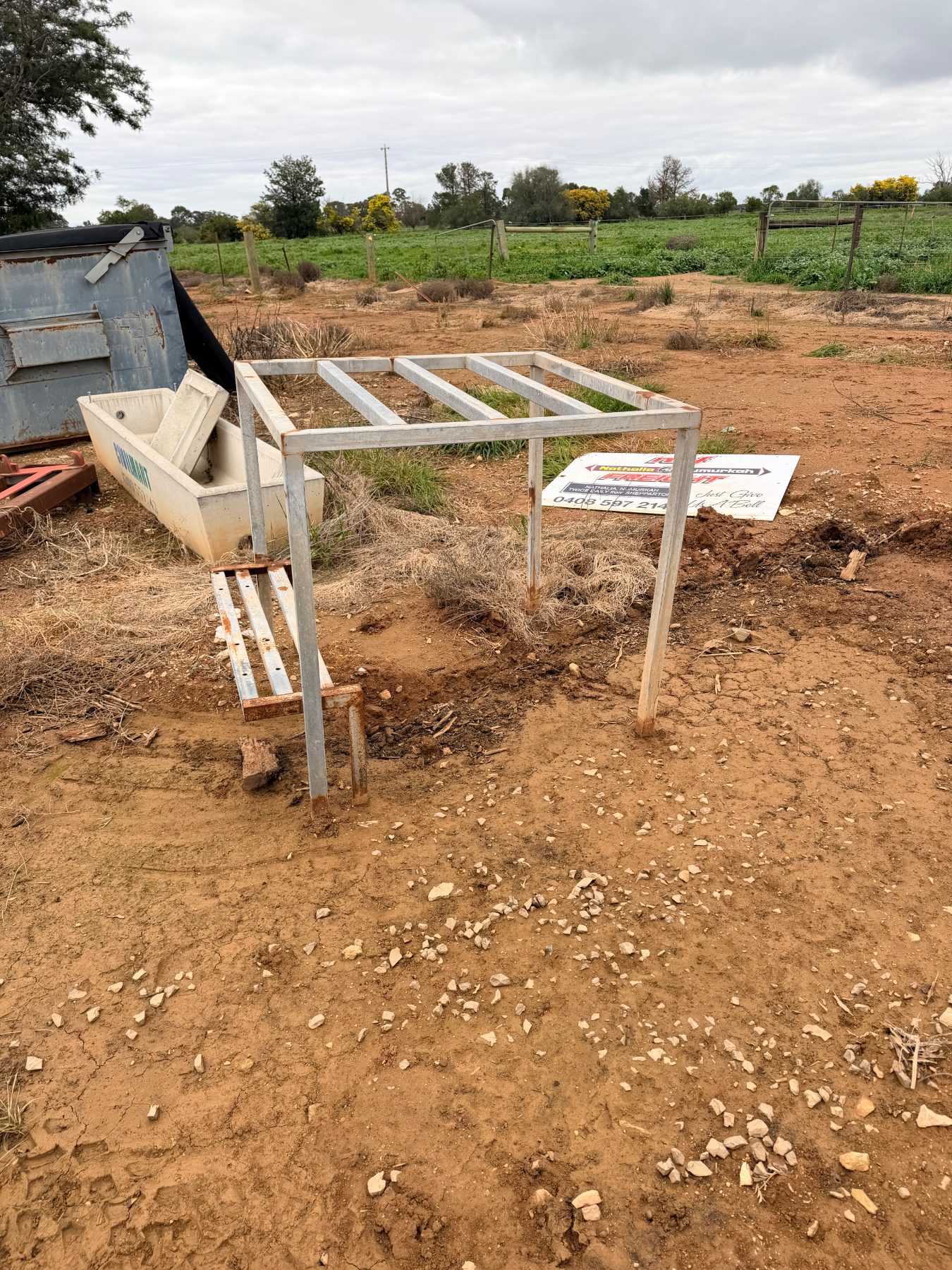 Hot water unit stand