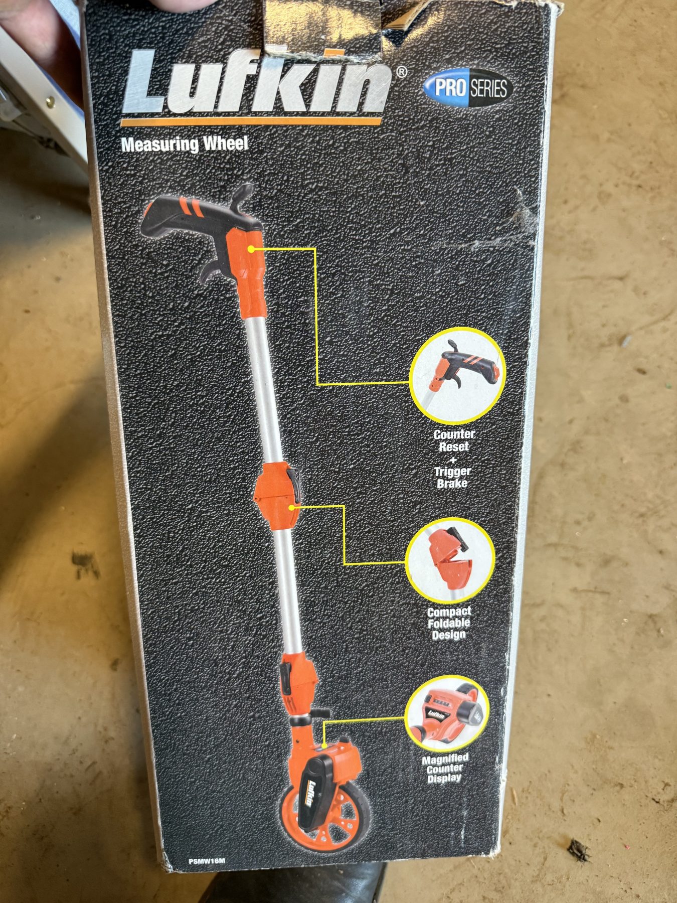 As new Lufkin measuring wheel