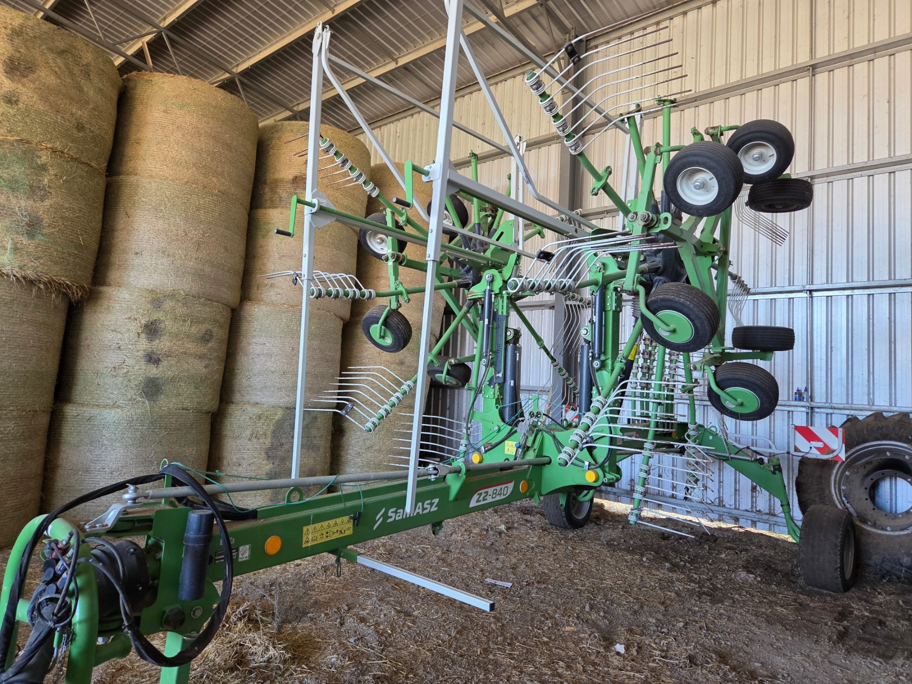 2018 SaMASZ Z2-840 Twin Rotor Hay Rake - photo 7