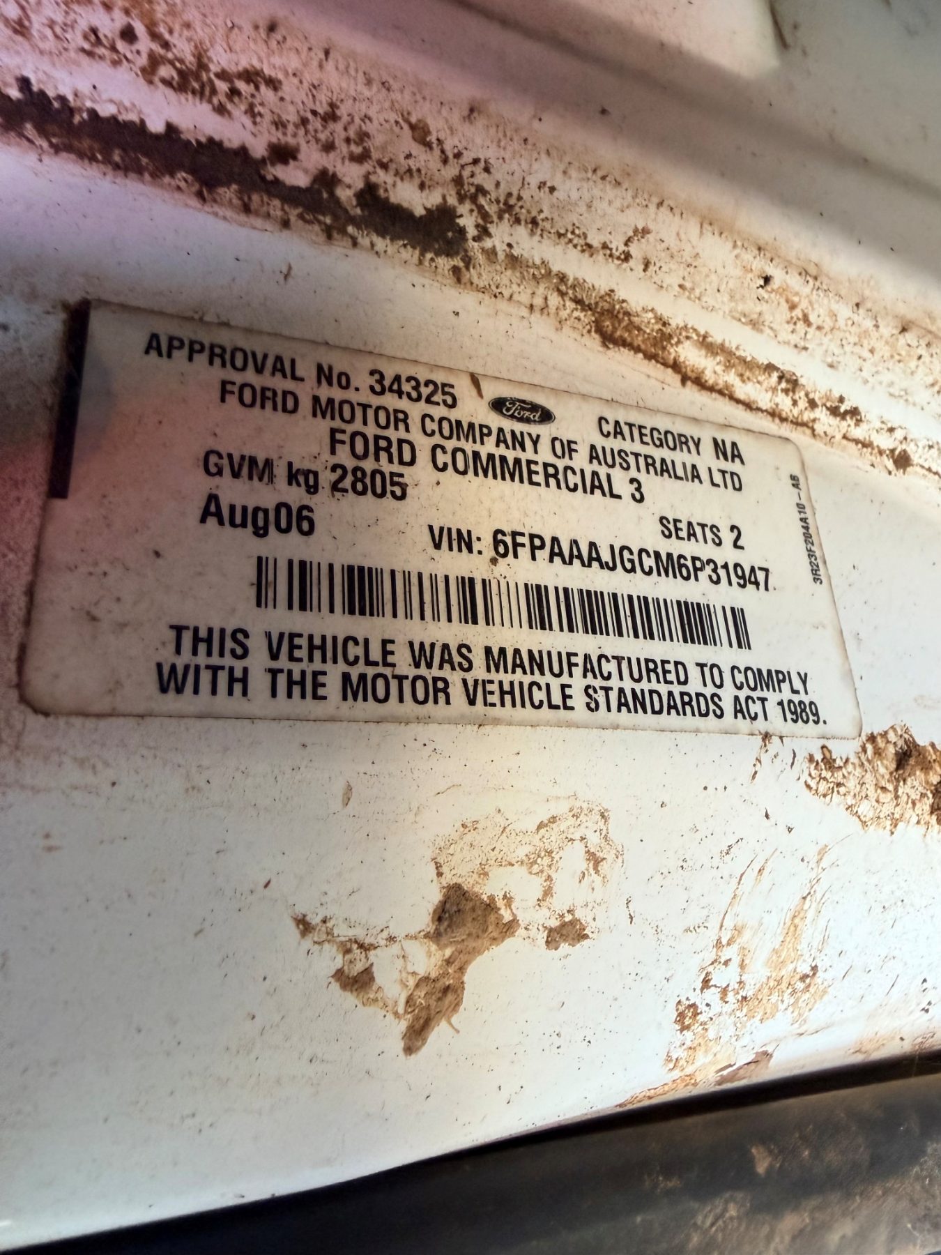 2006 Ford BF Falcon Ute - Dedicated gas - photo 9