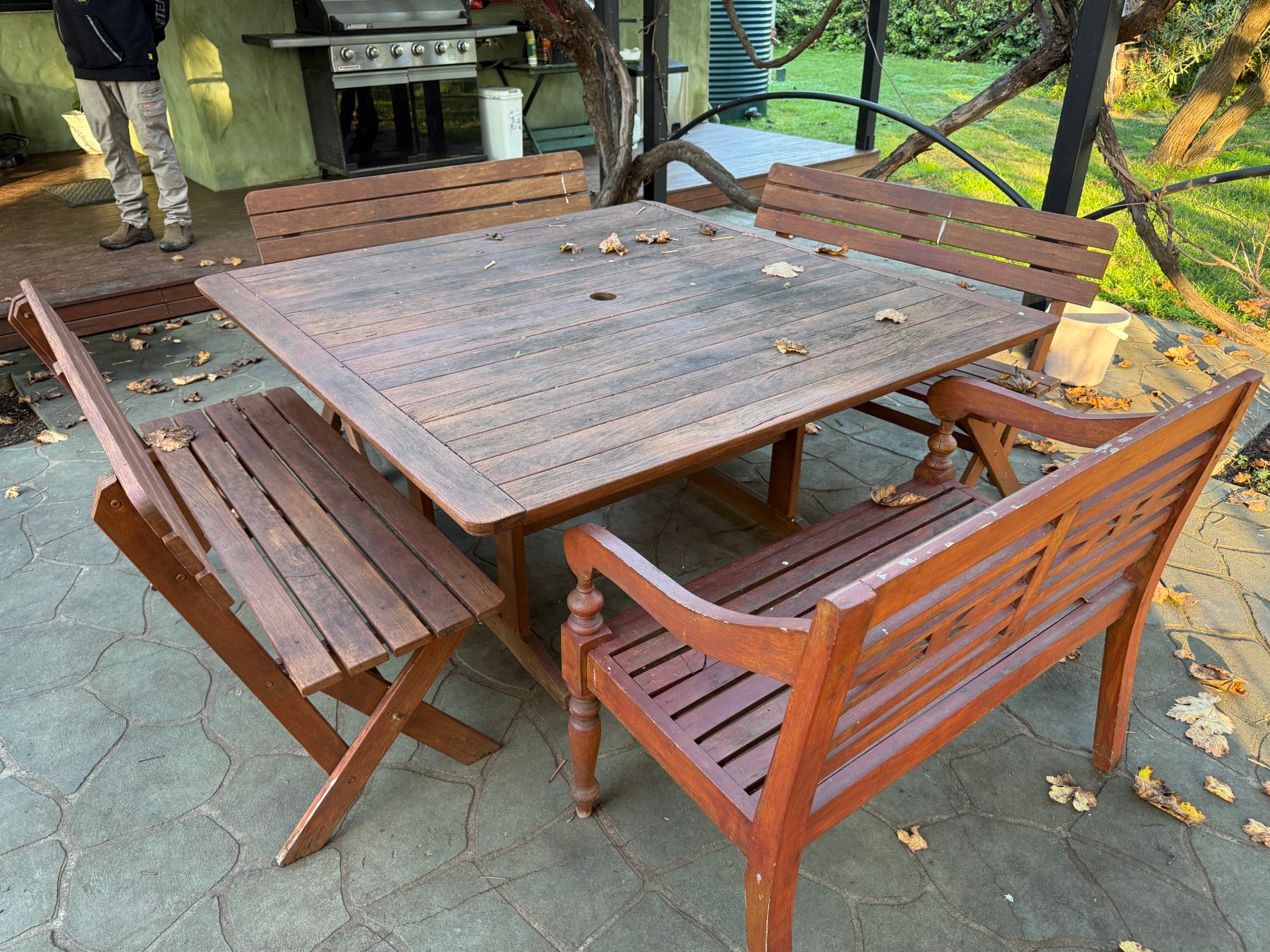 5 Piece outdoor setting - photo 2