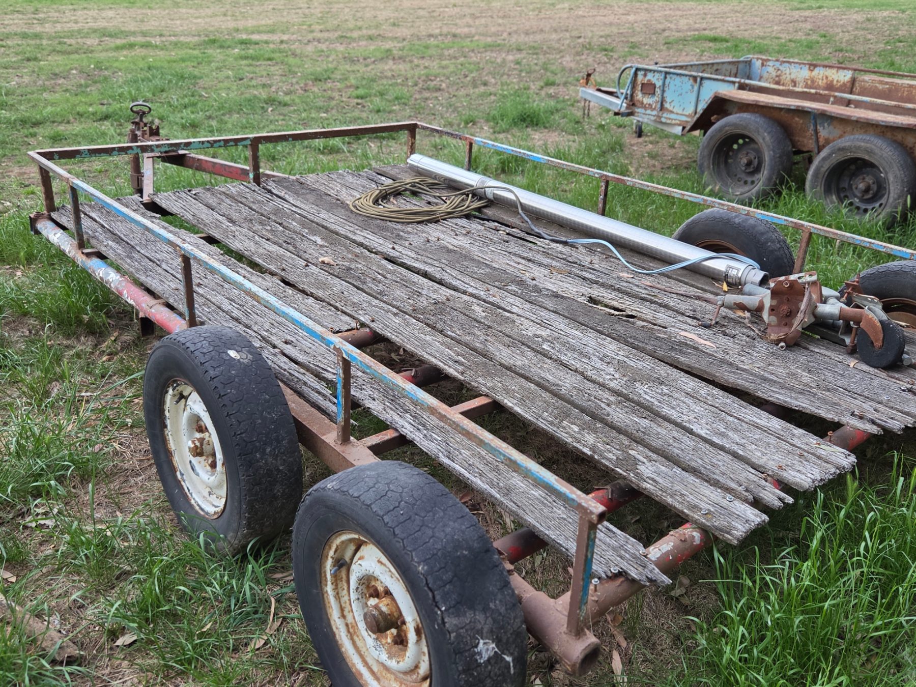 Used - Low Set Tandem Farm Trailer - photo 4
