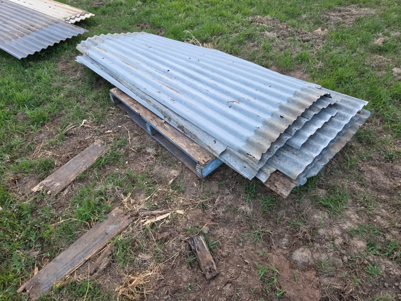 Used - x m Galv. Roofing Iron - photo 3