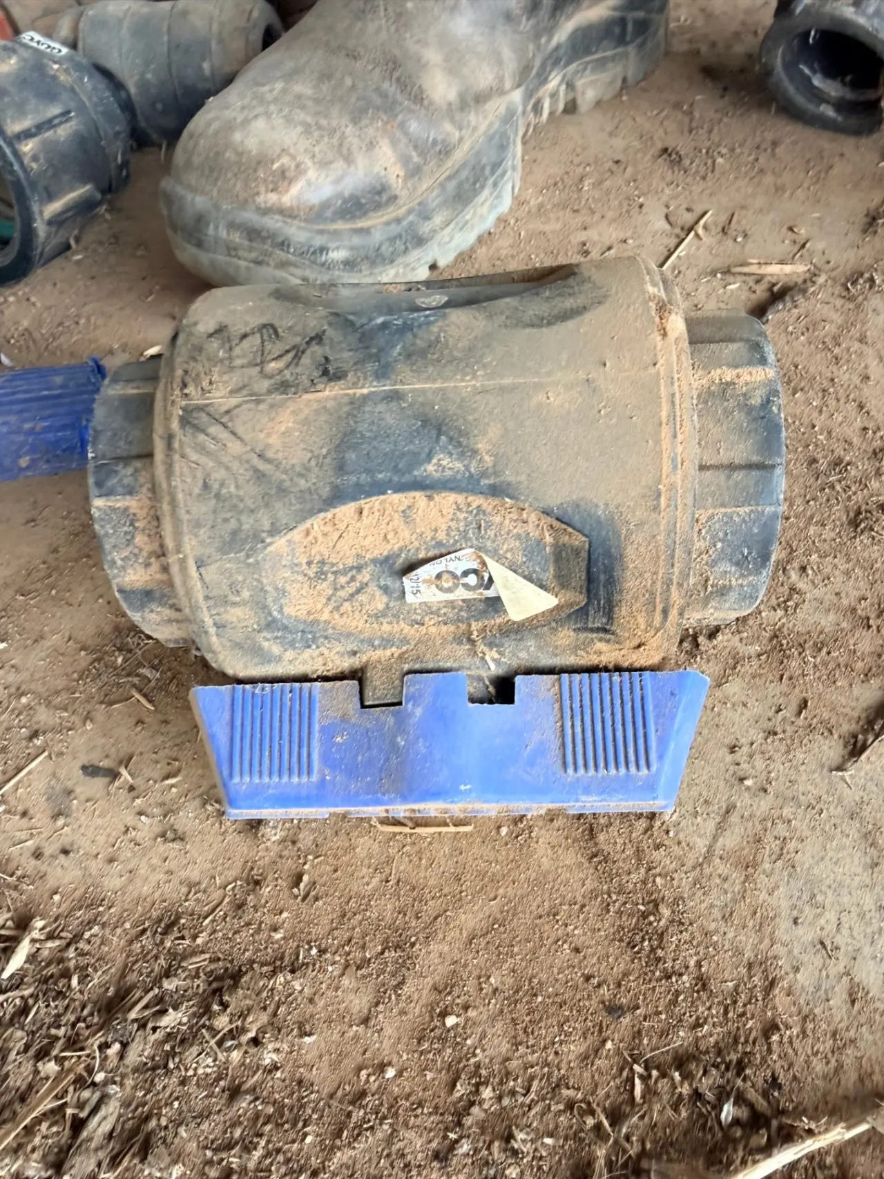 Storage tub of assorted irrigation fittings and valves - photo 4