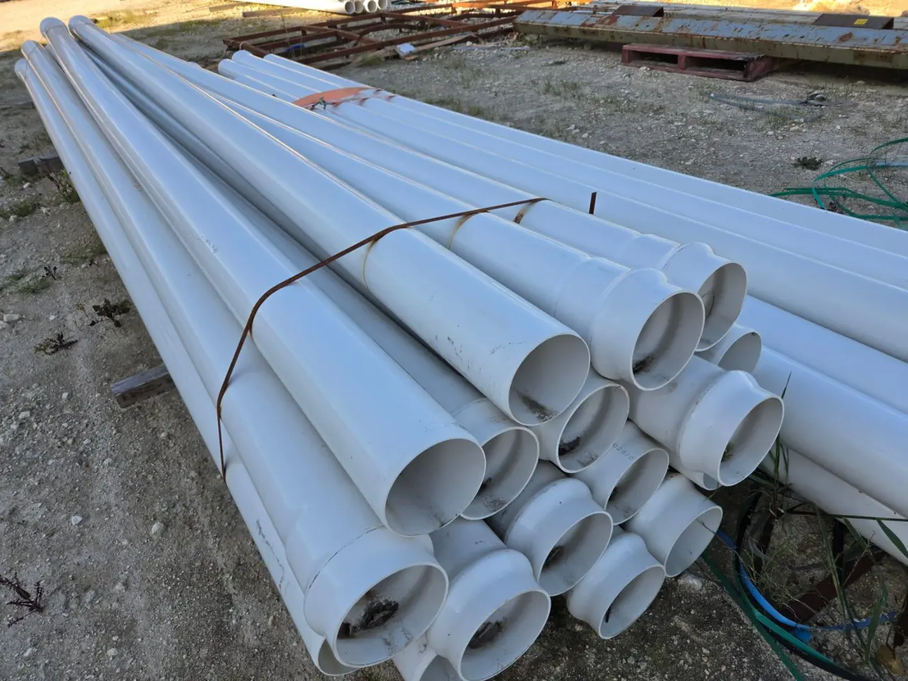 New DN-150 PN.6 PVC-U Pipe 5.95m lengths - photo 3