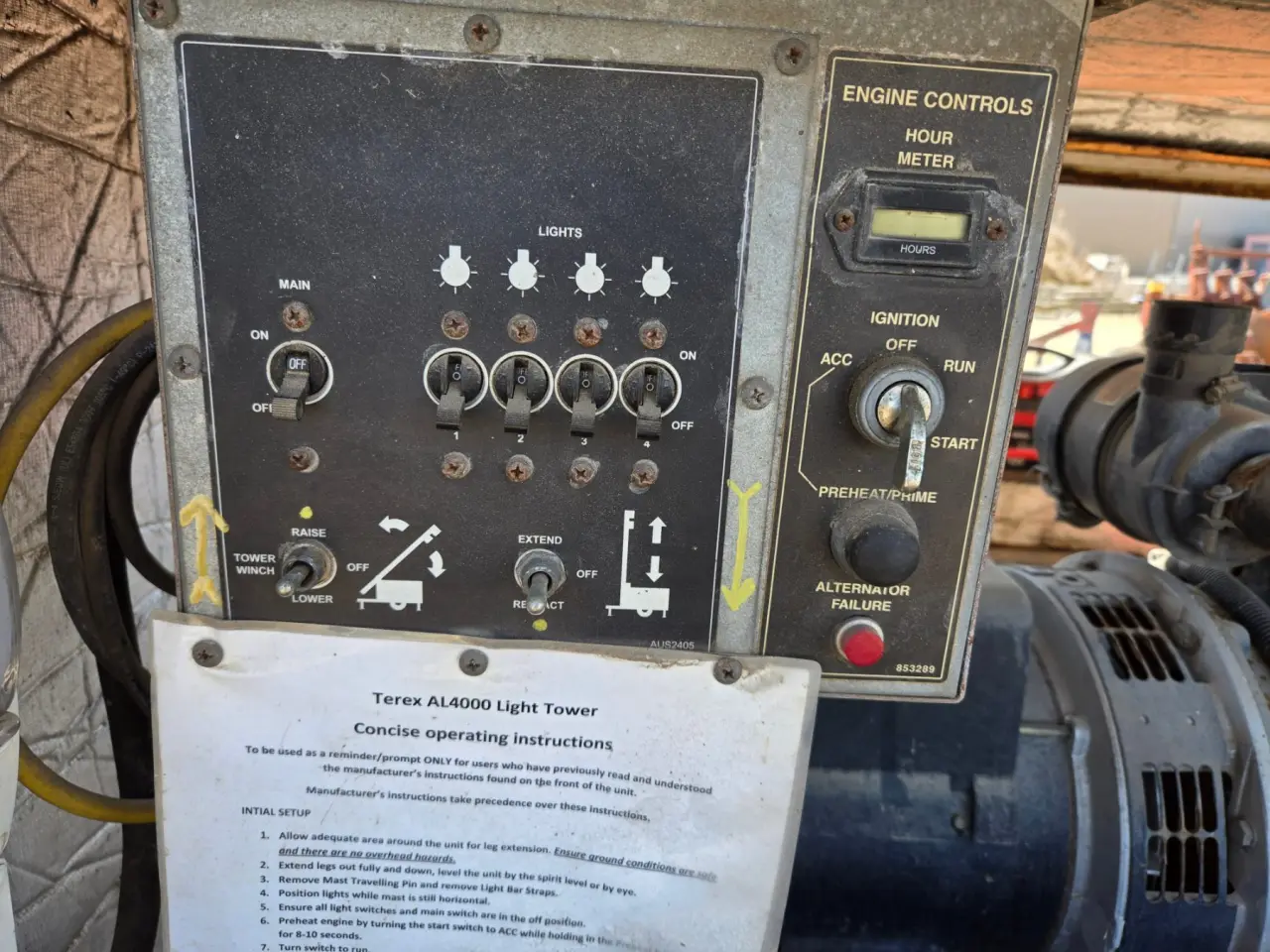 Terex AL4000 Light Tower Generator - photo 6