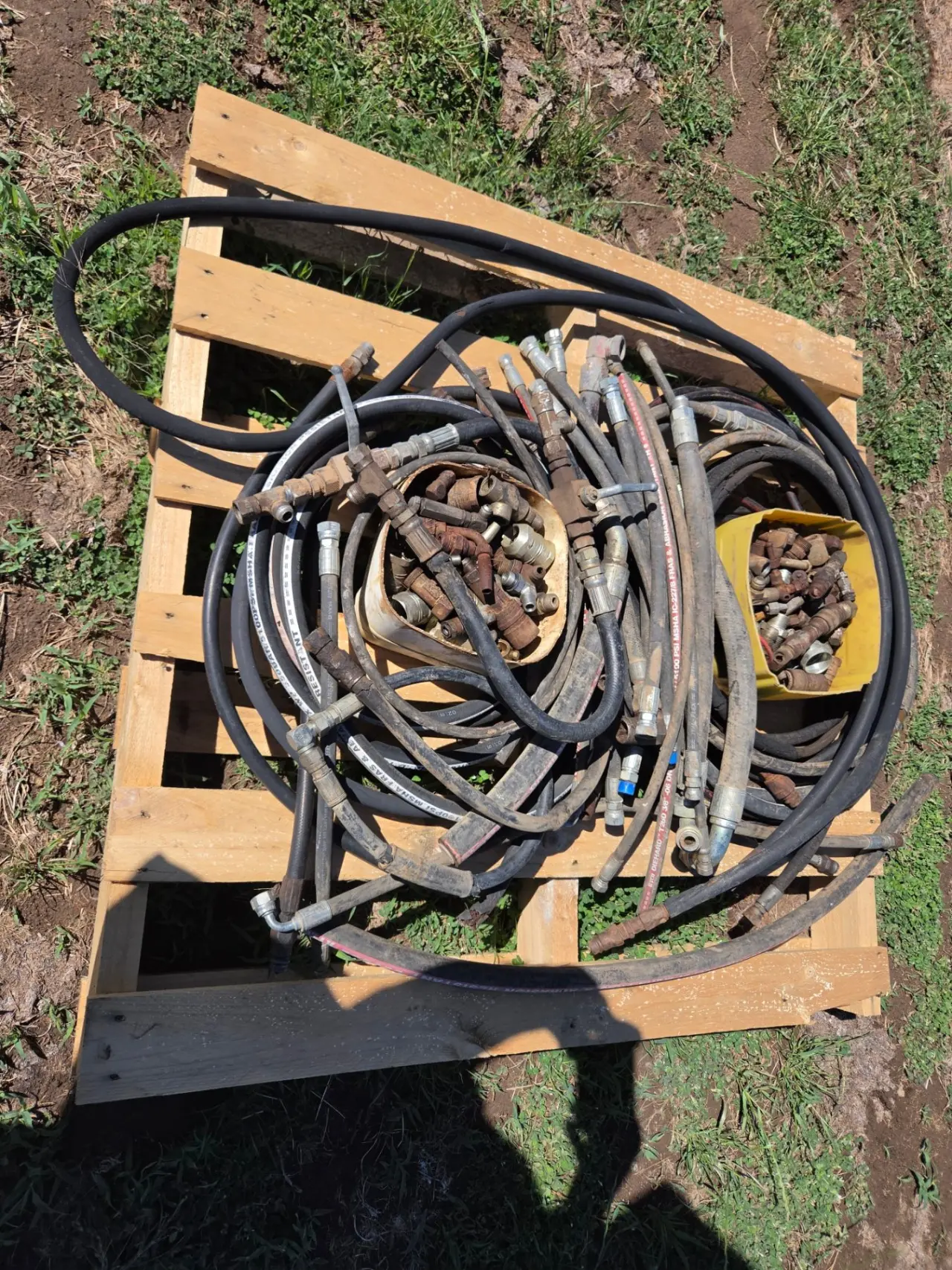 Used - Assorted Hyd. Hoses & Fittings - photo 3