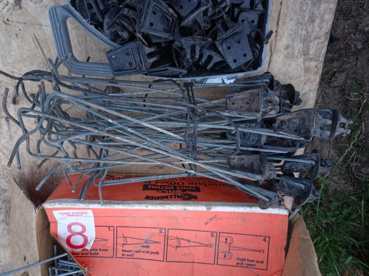 Used - Elec. Fence Stand-offs with Poly Insulators - photo 3