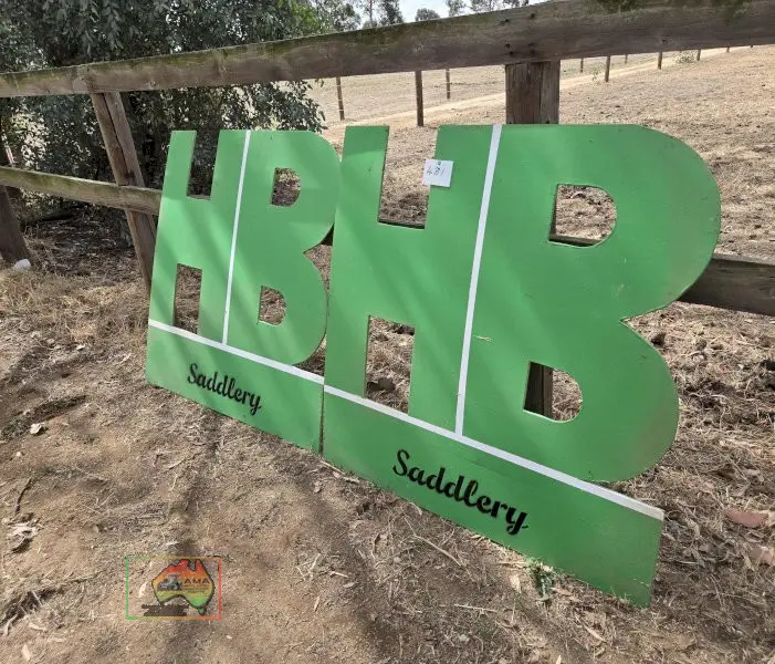 2x HB Saddlery Signs - photo 2