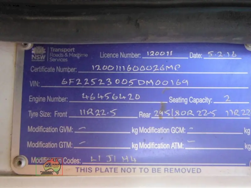 2005 Iveco Acco 2350 Beavertail Tray - photo 19