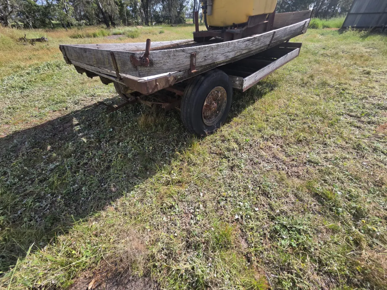 Used - Old Timber Farm Trailer - photo 4