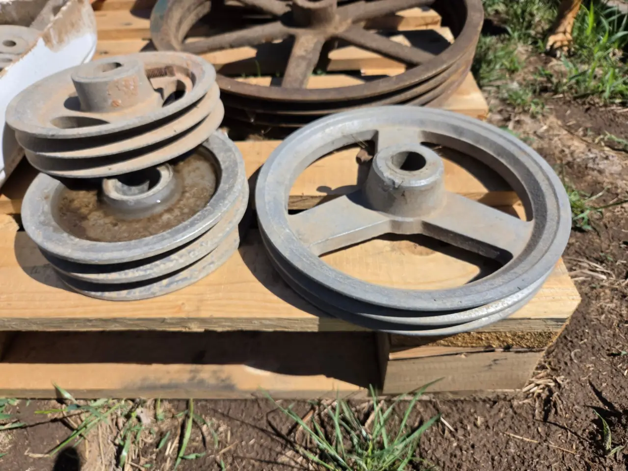 Used - Large Multi-Section V-Belt Pulleys - photo 4