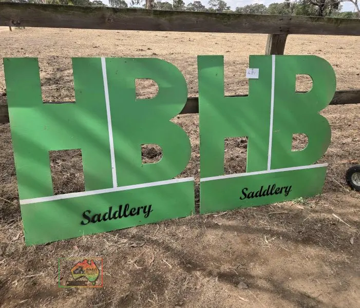 2x HB Saddlery Signs - photo 1