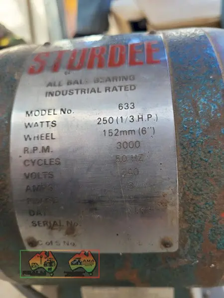 Sturdee Electric Bench Grinder (Kyabram Vic.) - photo 2