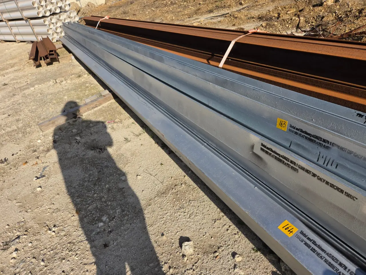 New Hot Dipped Galv. I-Beam 150x150 x 9m - photo 4