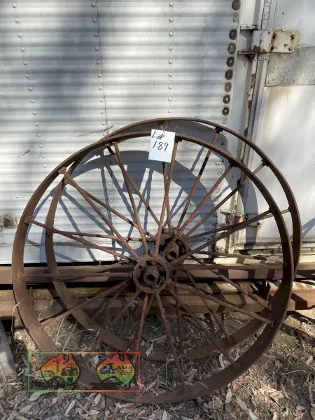 2x Old Steel Wheels 1260mm - photo 1