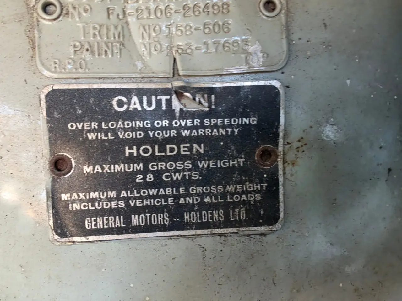 1953 Holden FJ 2106 Utility - photo 24