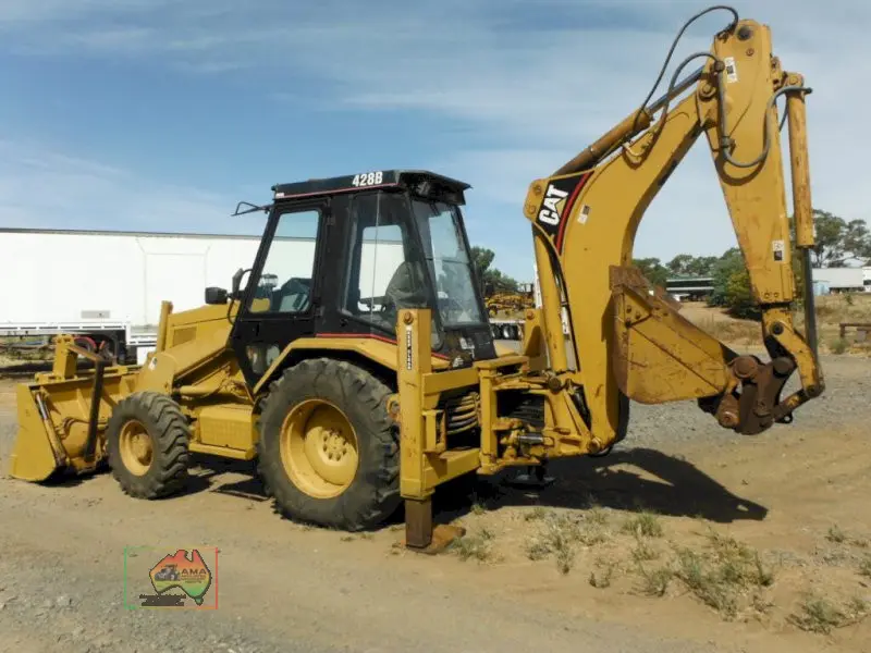Cat 428B backhoe - photo 5