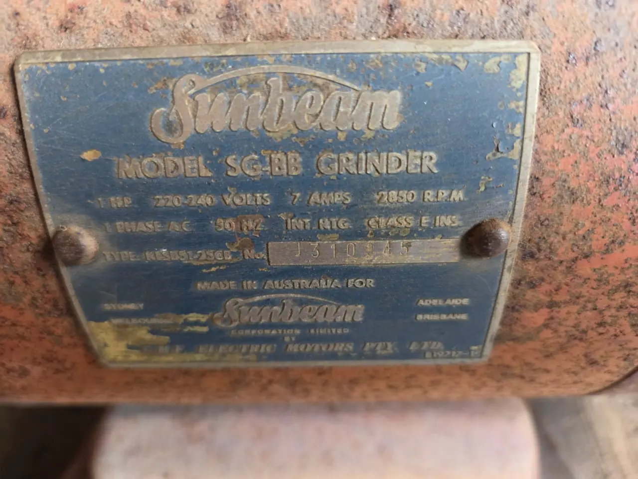Used - Sunbeam Double End Shearer's Grinder - photo 4