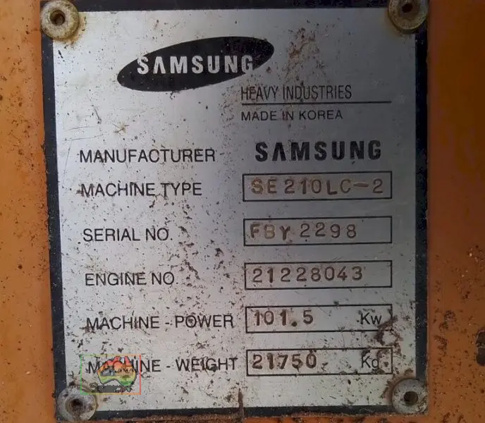 Samsung SE210LC-2 Excavator - photo 17