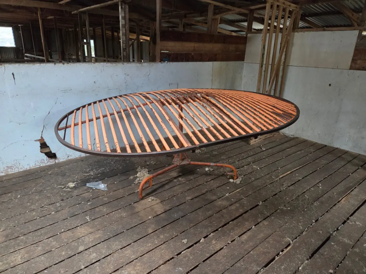 Used - Oval Domed Wool Table