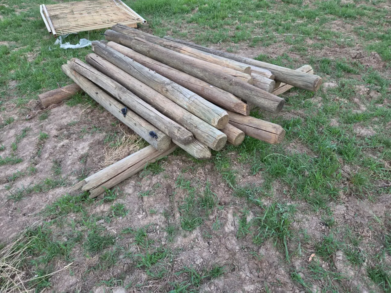 Used - x Assorted Pine Posts - photo 4