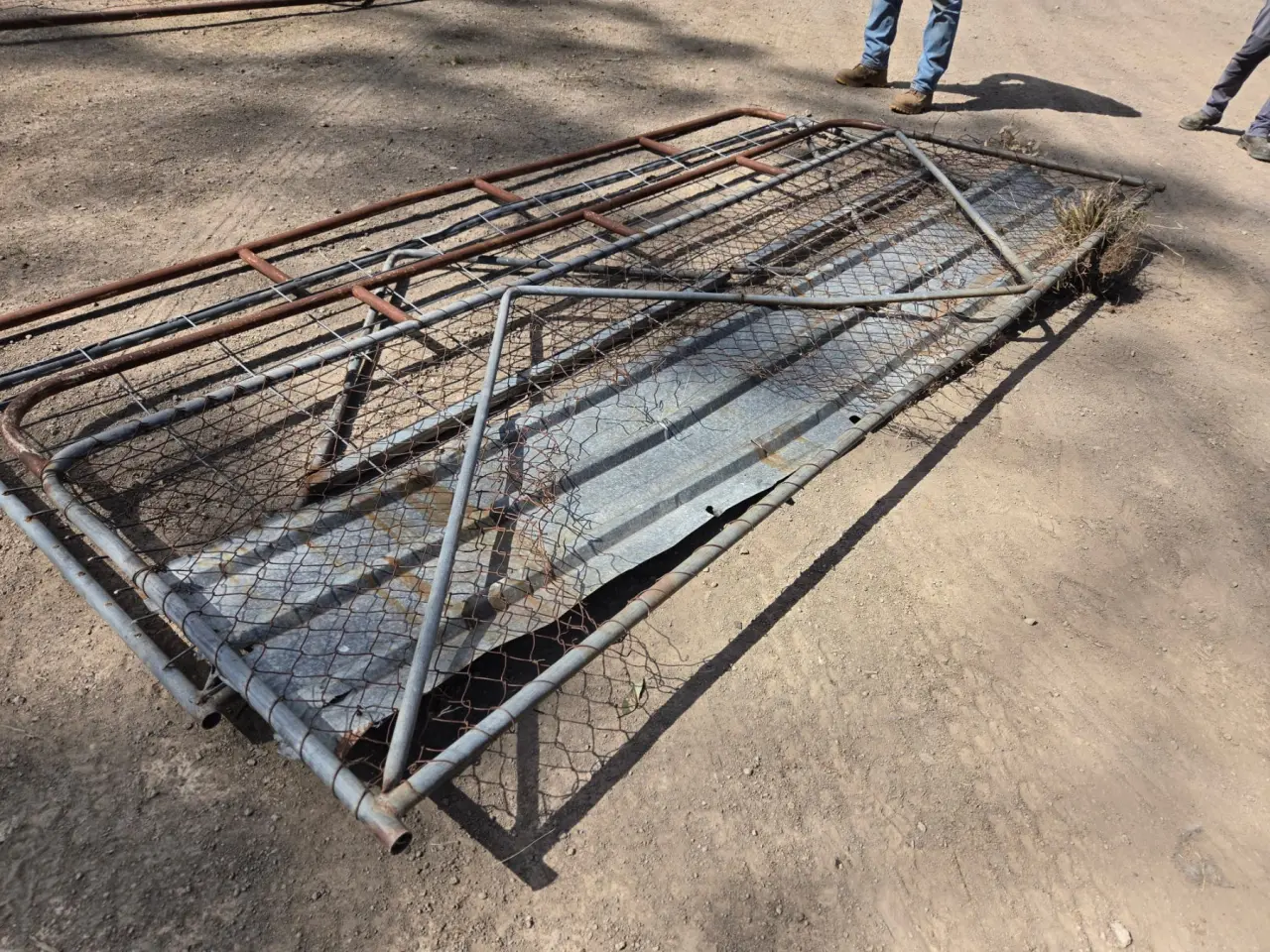 Used - 2x 12ft Steel Farm Gates - photo 3